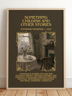 Something Childish And Other Stories Minimalist Book Poster – K. – image 2