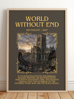World Without End Minimalist Book Poster by Ken Follett – image 2