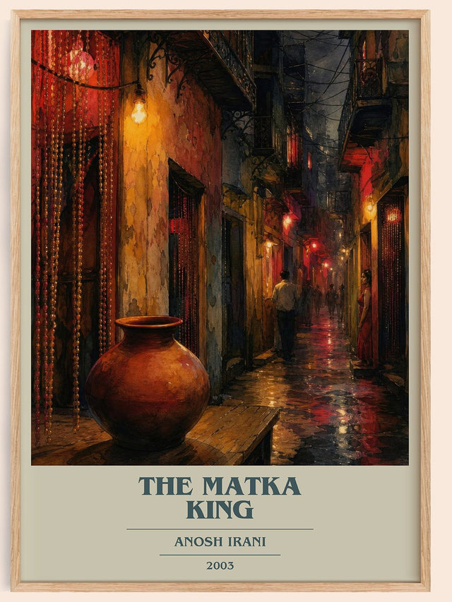 The Matka King Book Cover Poster by Anosh Irani