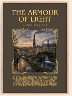 The Armour Of Light Minimalist Book Poster by Ken Follett – image 1