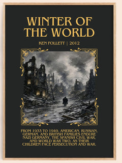 Winter Of The World Minimalist Book Poster by Ken Follett – image 1
