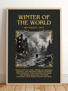 Winter Of The World Minimalist Book Poster by Ken Follett – image 2
