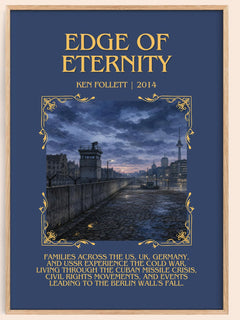 Edge Of Eternity Minimalist Book Poster by Ken Follett – image 1