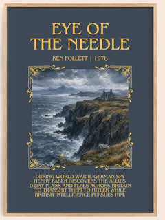 Eye Of The Needle Minimalist Book Poster by Ken Follett – image 1