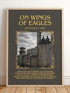 On Wings Of Eagles Minimalist Book Poster by Ken Follett – image 2