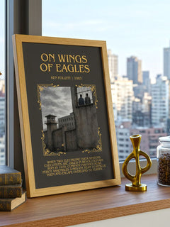 On Wings Of Eagles Minimalist Book Poster by Ken Follett – image 3