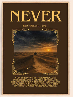 Never Minimalist Book Poster by Ken Follett – image 1