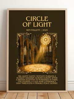 Circle Of Light Minimalist Book Poster by Ken Follett – image 2