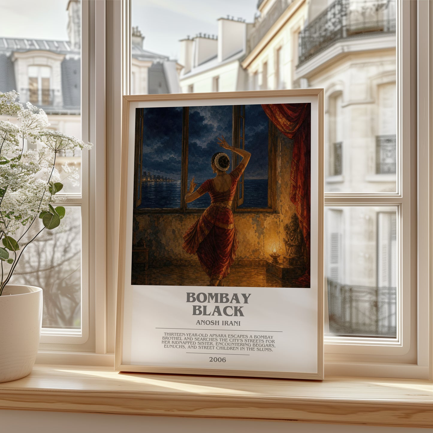 Bombay Black bookish poster colour and style options – Anosh Irani book art
