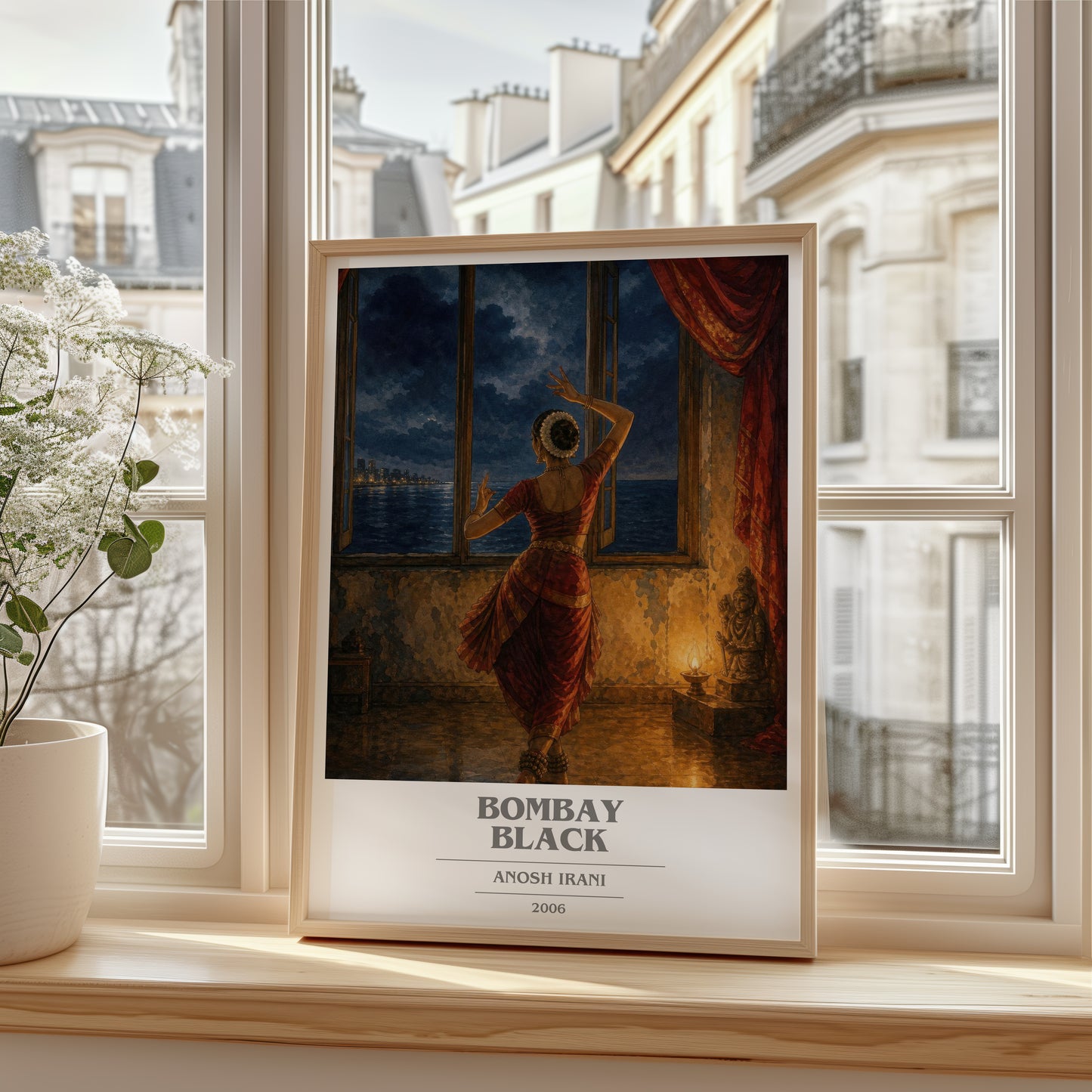 Bombay Black book cover poster colour and style options – Anosh Irani book art