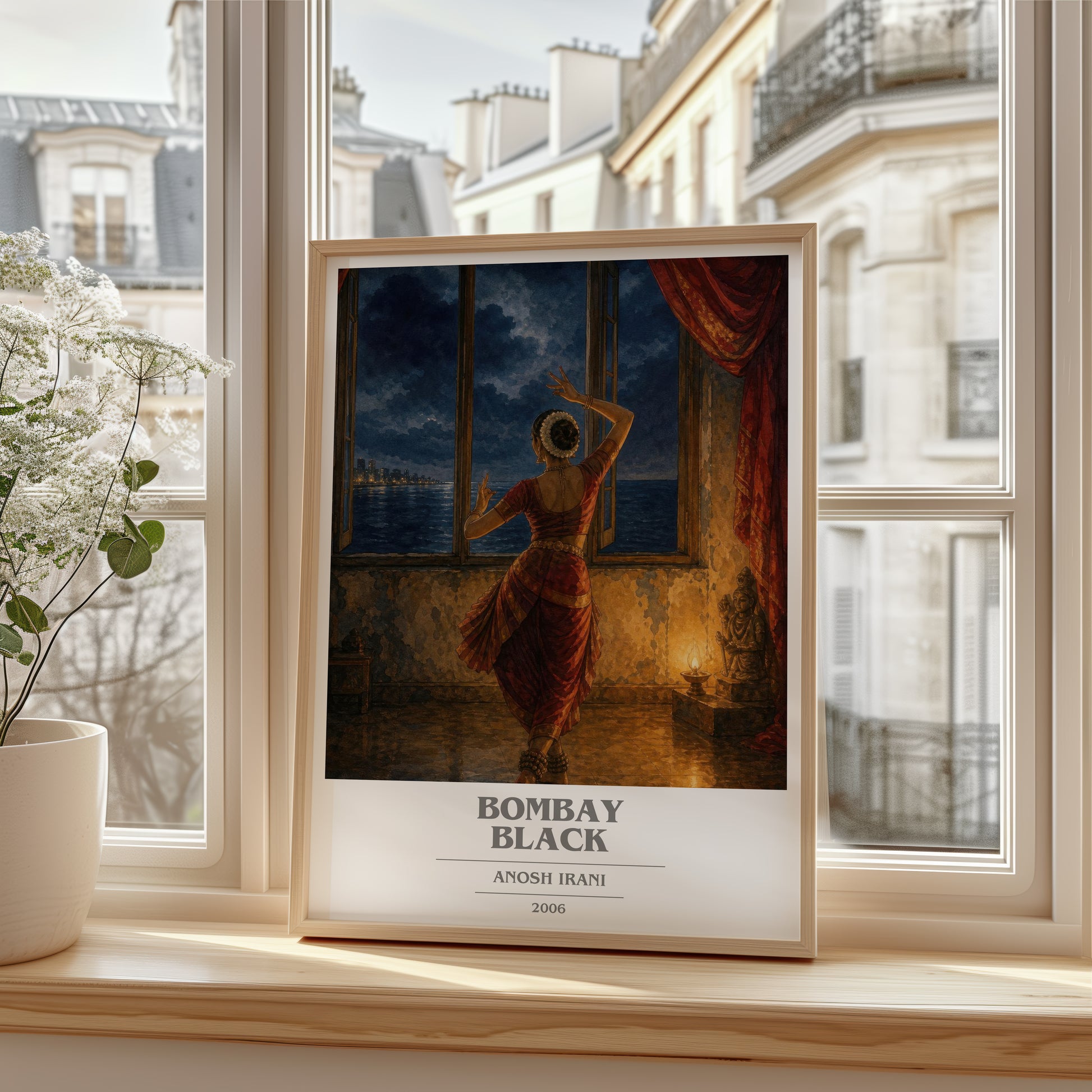 Bombay Black book cover poster colour and style options – Anosh Irani book art