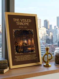 The Veiled Throne Minimalist Book Poster by Ken Liu – image 3