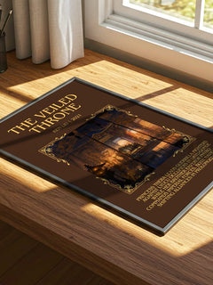 The Veiled Throne Minimalist Book Poster by Ken Liu – image 4
