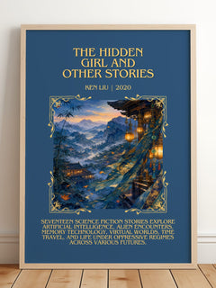 The Hidden Girl And Other Stories Minimalist Book Poster by Ken Liu – image 2