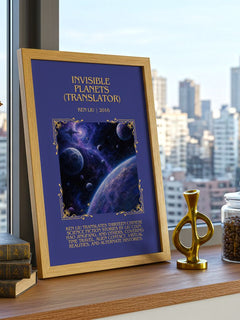 Invisible Planets (Translator) Minimalist Book Poster by Ken Liu – image 3