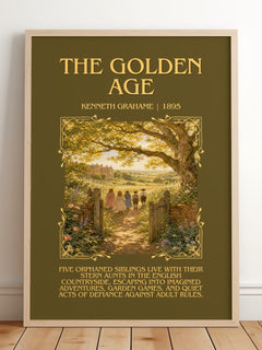 The Golden Age Minimalist Book Poster by Kenneth Grahame – image 2