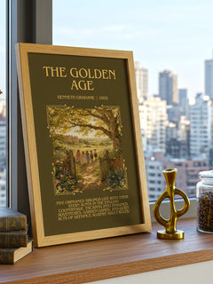 The Golden Age Minimalist Book Poster by Kenneth Grahame – image 3