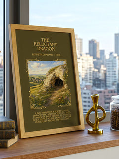 The Reluctant Dragon Minimalist Book Poster by Kenneth Grahame – image 3