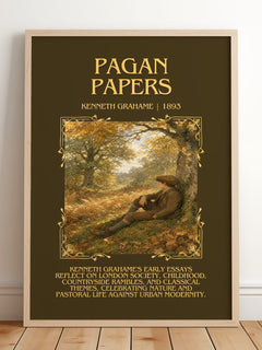Pagan Papers Minimalist Book Poster by Kenneth Grahame – image 2