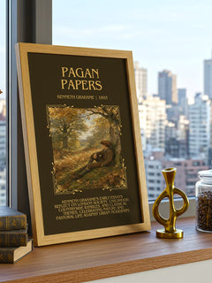 Pagan Papers Minimalist Book Poster by Kenneth Grahame – image 3