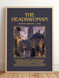 The Headswoman Minimalist Book Poster by Kenneth Grahame – image 2