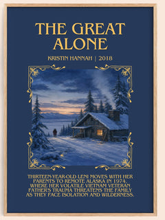 The Great Alone Minimalist Book Poster by Kristin Hannah – image 1
