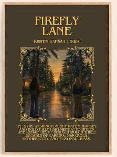 Firefly Lane Minimalist Book Poster by Kristin Hannah – image 1
