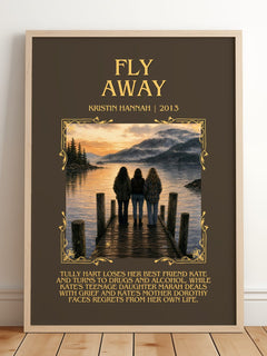 Fly Away Minimalist Book Poster by Kristin Hannah – image 2