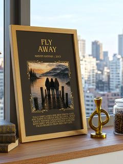 Fly Away Minimalist Book Poster by Kristin Hannah – image 3