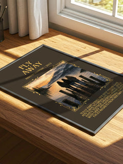 Fly Away Minimalist Book Poster by Kristin Hannah – image 4