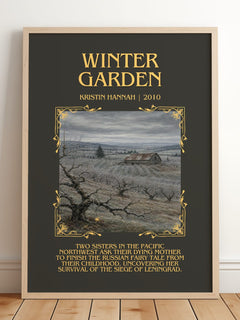 Winter Garden Minimalist Book Poster by Kristin Hannah – image 2