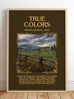 True Colors Minimalist Book Poster by Kristin Hannah – image 2