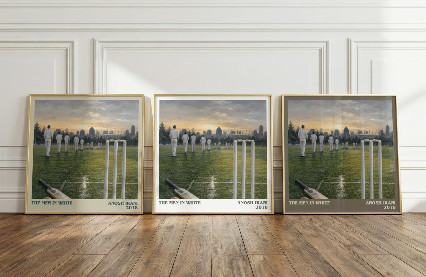 The Men In White literary art print colour and style options – Anosh Irani book art
