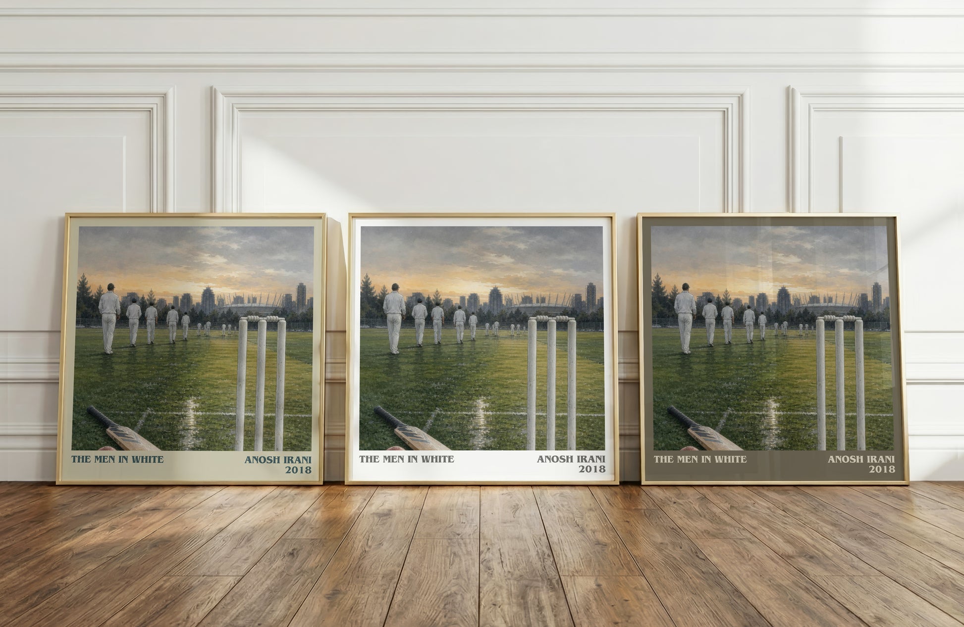 The Men In White literary art print colour and style options – Anosh Irani book art