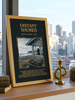 Distant Shores Minimalist Book Poster by Kristin Hannah – image 3