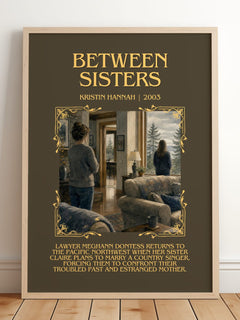 Between Sisters Minimalist Book Poster by Kristin Hannah – image 2
