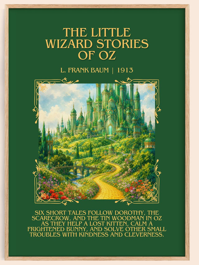 Little Wizard Stories Of Oz Minimalist Book Poster by L. Frank Baum