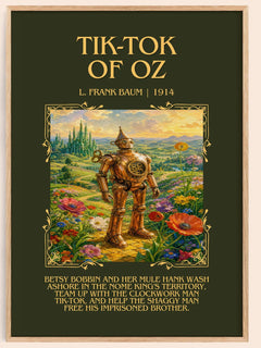 Tik-Tok Of Oz Minimalist Book Poster by L. Frank Baum – image 1