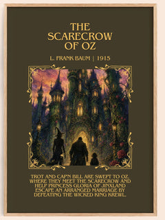The Scarecrow Of Oz Minimalist Book Poster by L. Frank Baum – image 1
