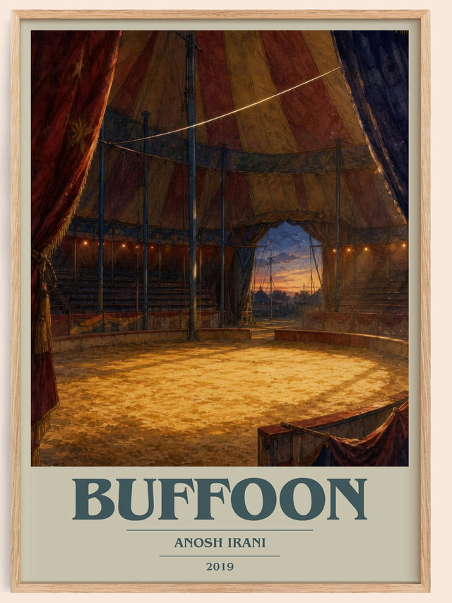Buffoon Book Cover Poster by Anosh Irani