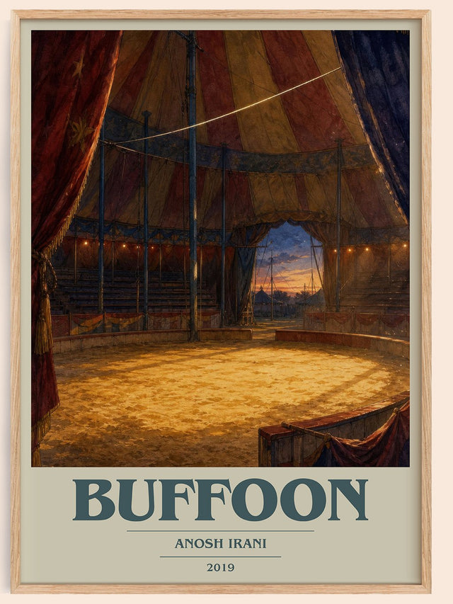 Buffoon Book Cover Poster by Anosh Irani