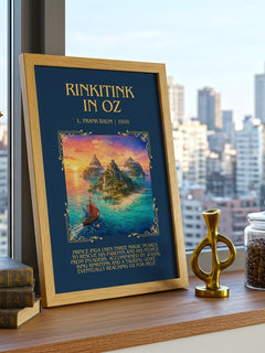 Rinkitink In Oz Minimalist Book Poster by L. Frank Baum – image 3