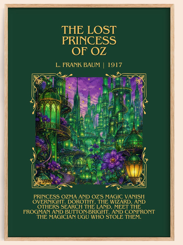 The Lost Princess Of Oz Minimalist Book Poster by L. Frank Baum