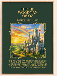 The Tin Woodman Of Oz Minimalist Book Poster by L. Frank Baum – image 1