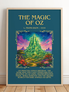 The Magic Of Oz Minimalist Book Poster by L. Frank Baum – image 2