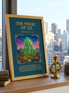 The Magic Of Oz Minimalist Book Poster by L. Frank Baum – image 3
