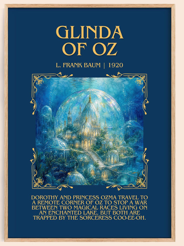 Glinda Of Oz Minimalist Book Poster by L. Frank Baum