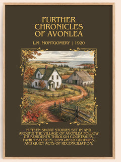 Further Chronicles Of Avonlea Minimalist Book Poster by L. Montgomery – image 1