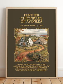 Further Chronicles Of Avonlea Minimalist Book Poster by L. Montgomery – image 2