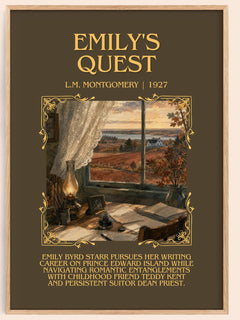 Emily'S Quest Minimalist Book Poster by L.M. Montgomery – image 1